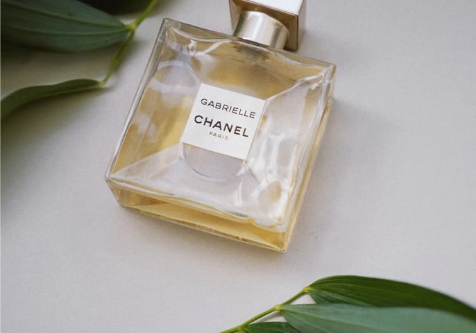 Chanel Gabrielle Perfume flacon for mobile layout